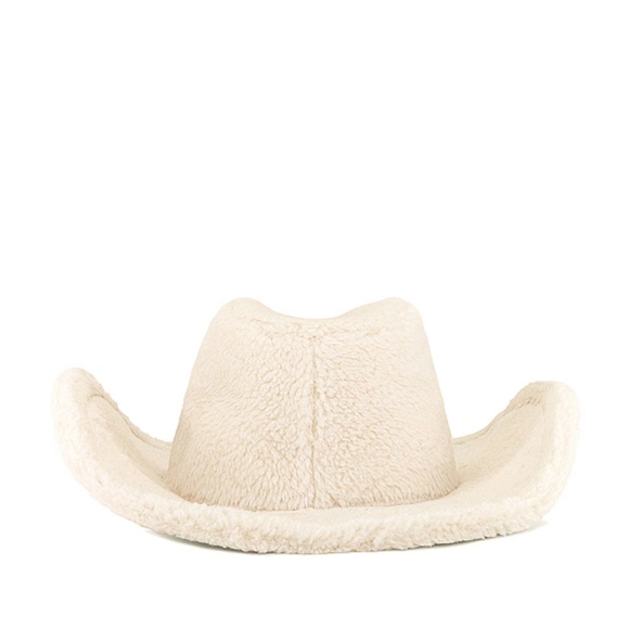 CLOSET CLOSING Revolve Lamarque Layda Cowboy Hat in Bone OS - Picture 3 of 5